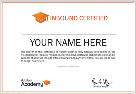 hubspot training and certification.